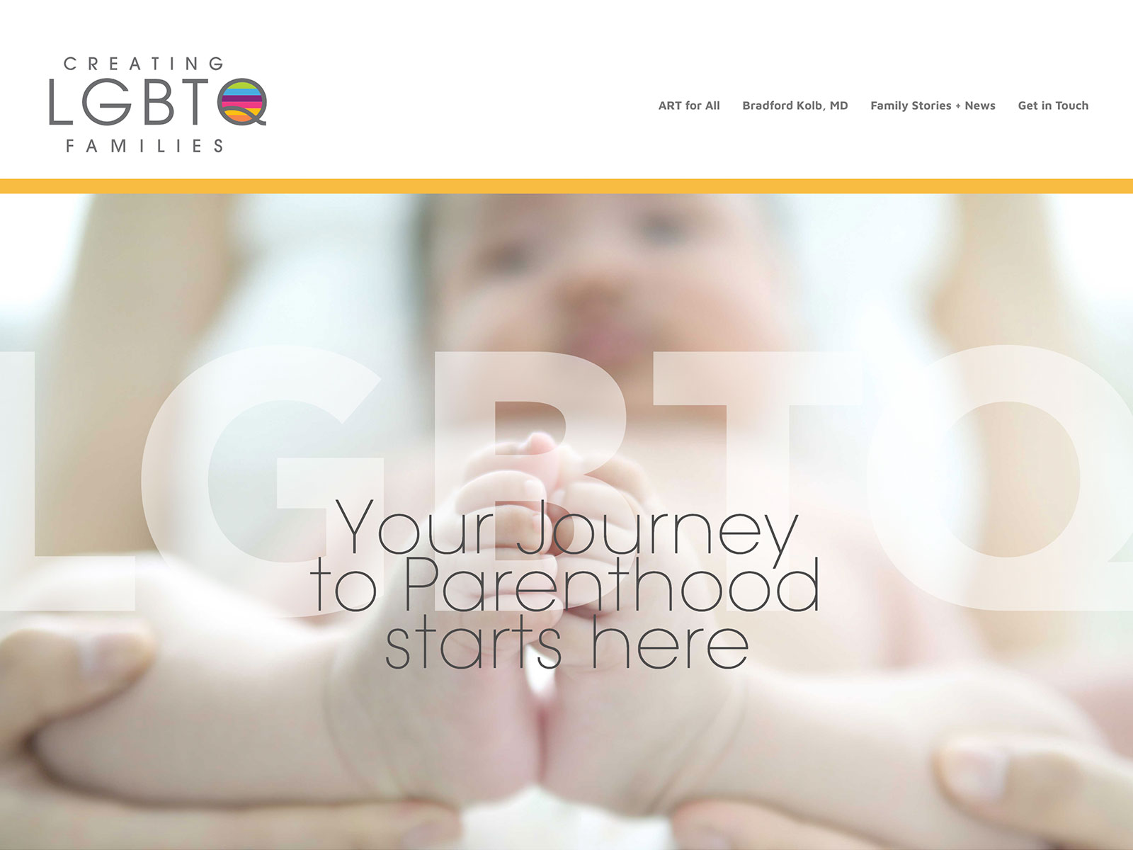 Creating LGTBQ Families Website Home